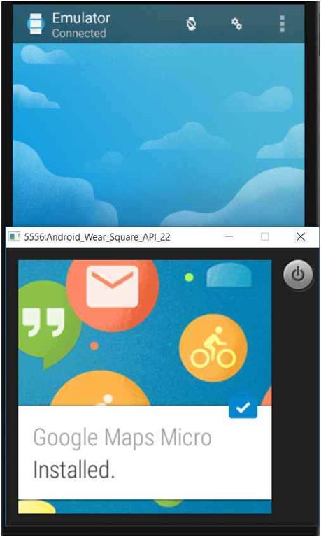 The devices are connected and sharing their resources